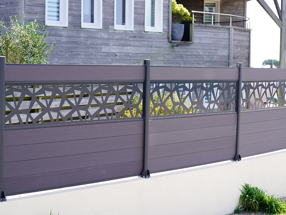 Commercial Composite Fence installation for the Southborough MA area.