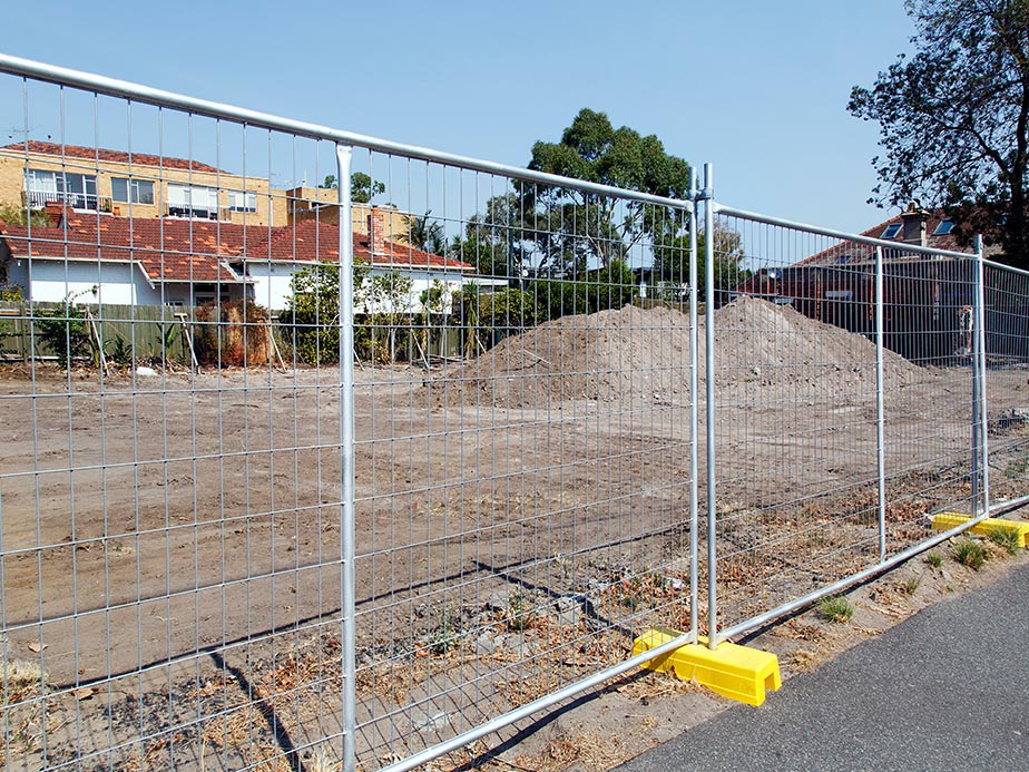 Commercial Metal Panel Fence installation for the Southborough MA area.