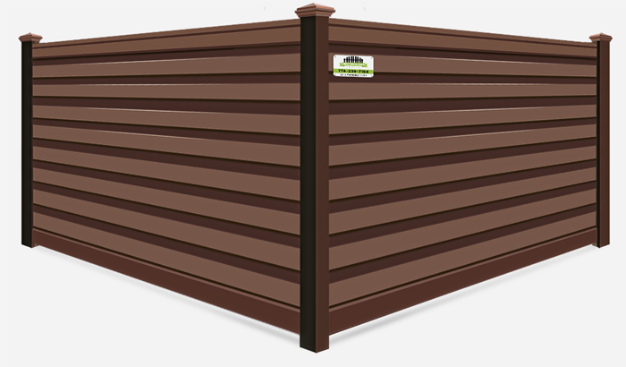 Woodland Trex composite fence contractor in Southborough MA