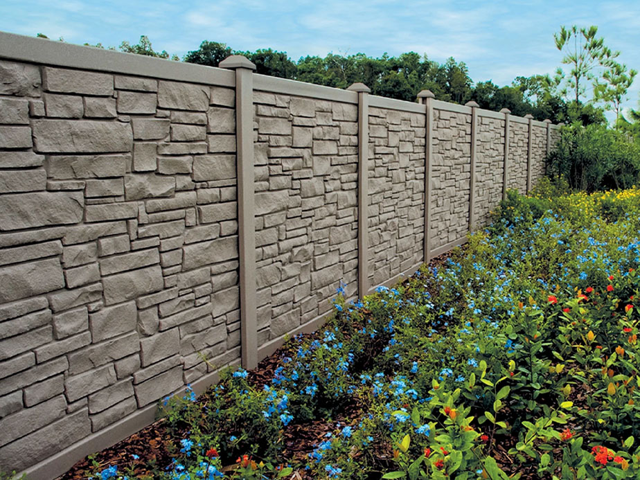 Residential Composite Fence installation for the Southborough MA area.