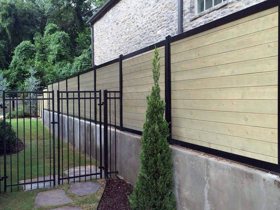 Residential Mixed Material fence contractor in the Southborough MA area.