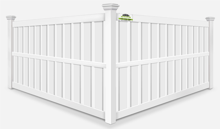 Semi-privacy vinyl fence contractor in Southborough MA