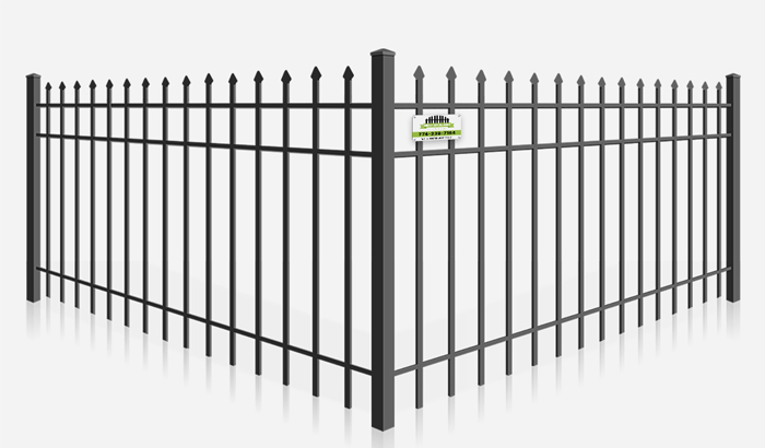 Spear top decorative steel fence company - Southborough MA
