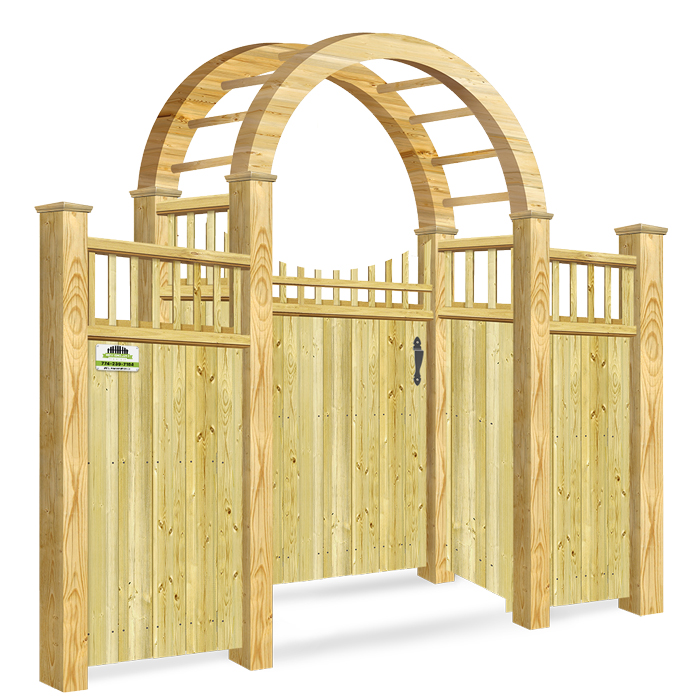 Wood arbors in Southborough MA