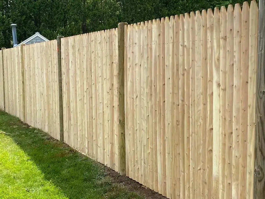 Privacy Wood Fence in Southborough Massachusetts